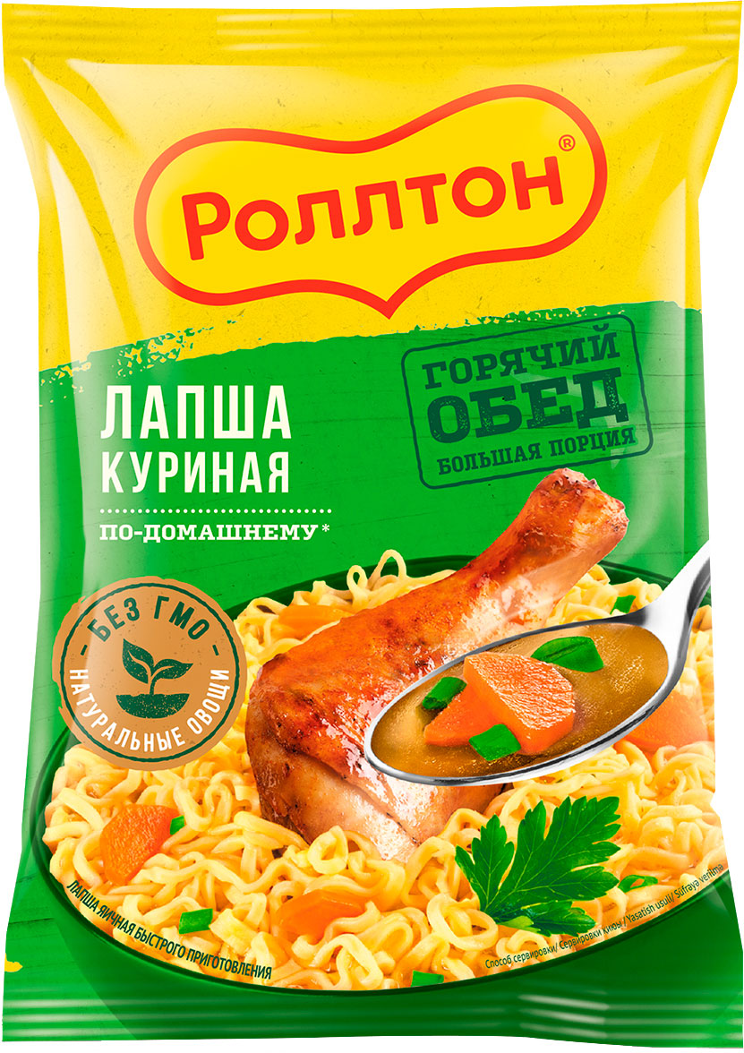

Вермишель Роллтон По-домашнему с курицей