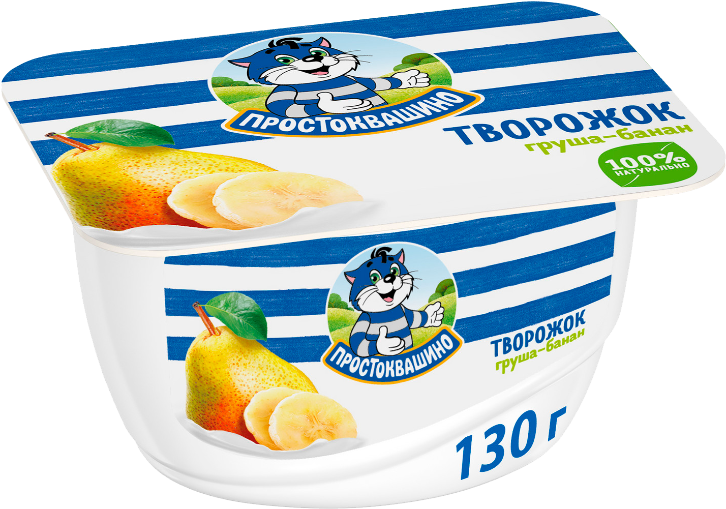 

Продукт творожный Простоквашино груша/банан 3,6%