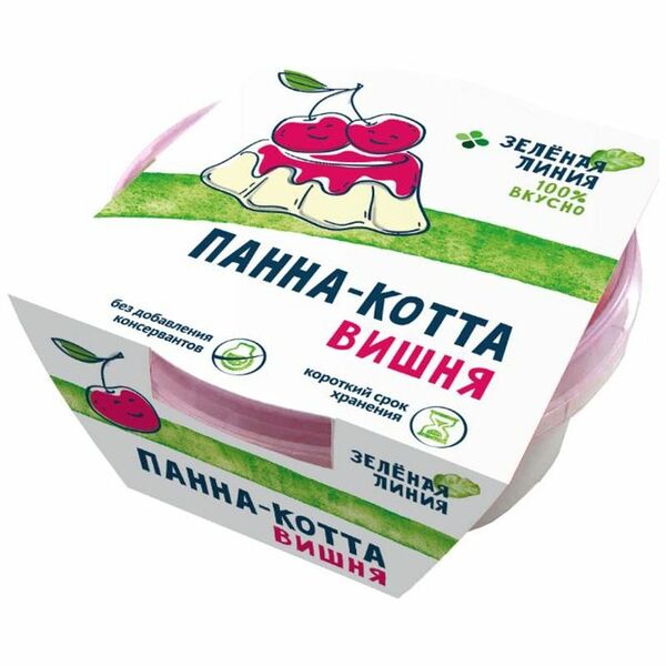 Панна-котта Вишня 12.5% Зелёная Линия