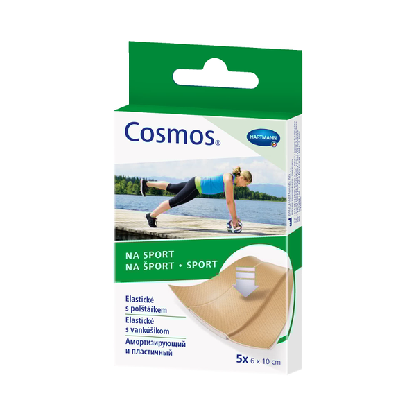 Hartmann Cosmos Sport пластырь амортизирующий 5 шт 6 см х 10 см 