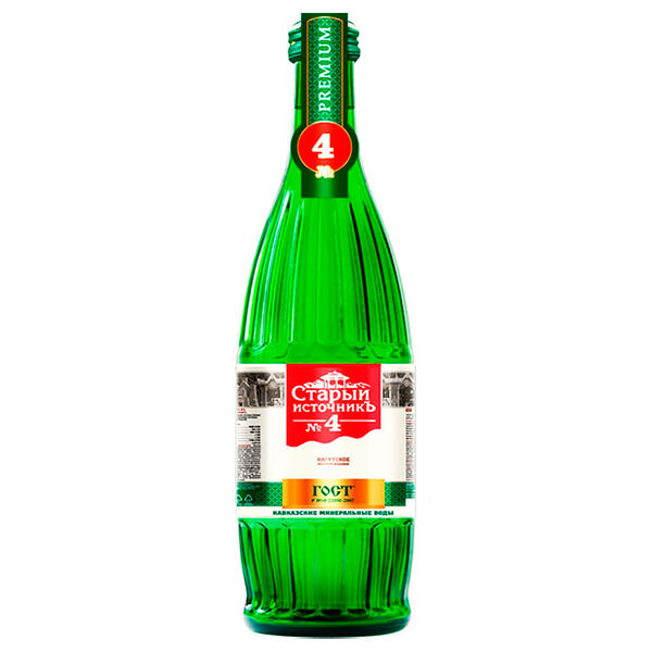 Минеральная вода Старый источник №4 0,5л элита ст/б