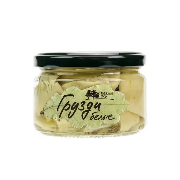 Грузди консервированные Кедровый бор белые соленые