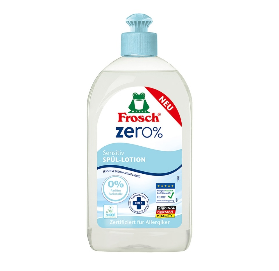 

Бальзам для мытья посуды Frosch Zero% Sensitive