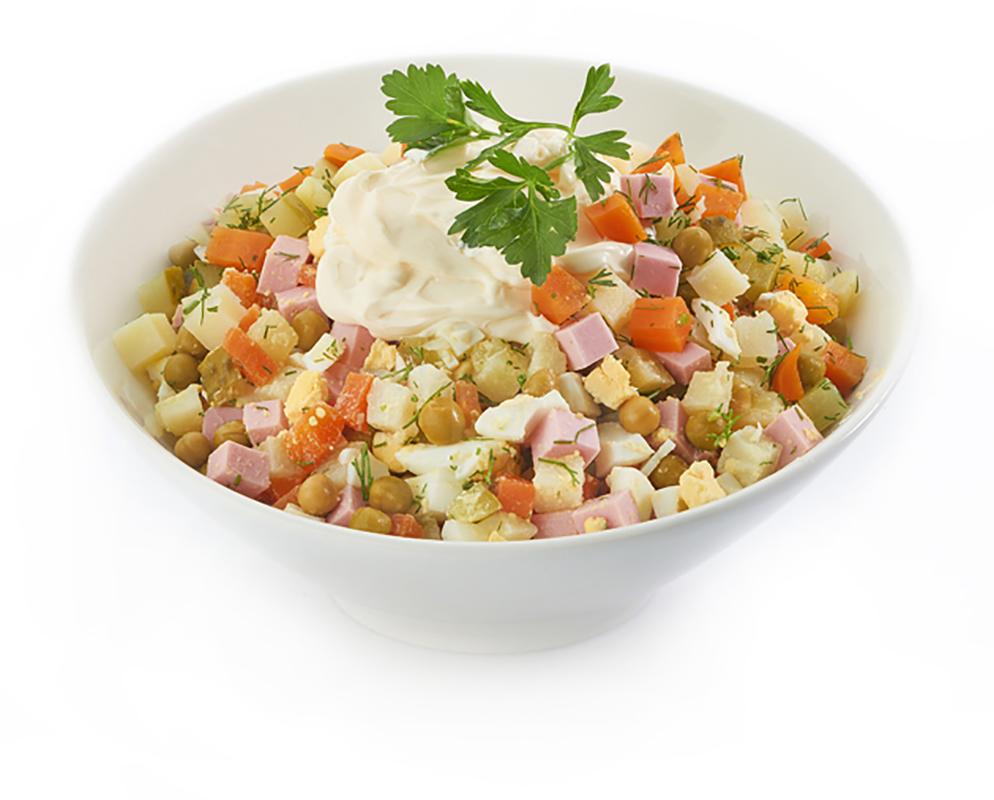 Салат оливье картинка на прозрачном фоне