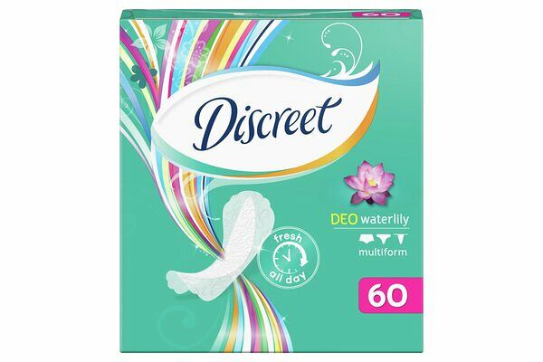 Прокладки Discreet Deo Waterlily multiform 60 шт