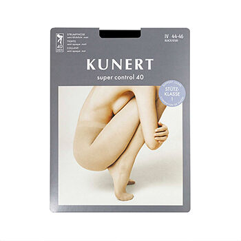 Колготки KUNERT-HUDSON SUPER CONTROL 40 цвет 050/черный 40 den, размер 4, Германия
