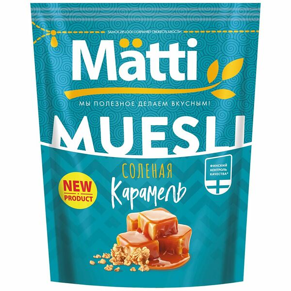 Мюсли Matti Солёная карамель