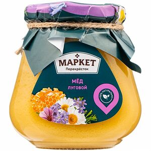 Мёд луговой натуральный Маркет Перекрёсток, 350г