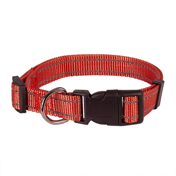 Ошейник для собак нейлоновый MARLI, 20мм, обхват шеи 40-55 см, коралловый