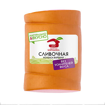 Колбаса вареная МД Бородина Сливочная б/о Россия
