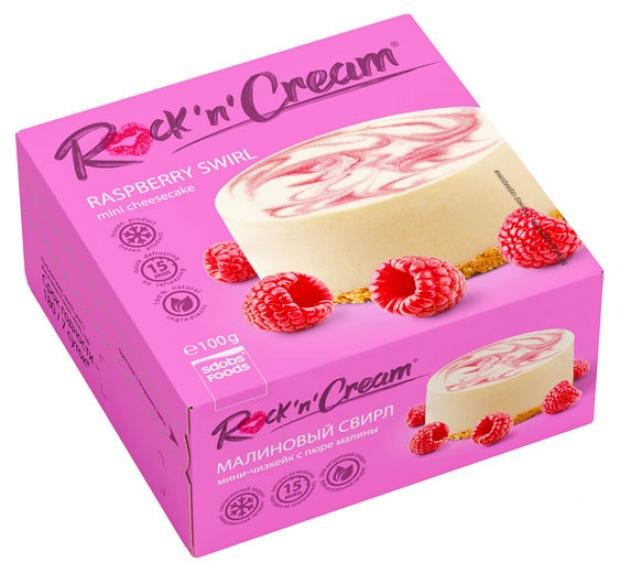 

Чизкейк малиновый свирл замороженный Rock'n'Cream 100 г