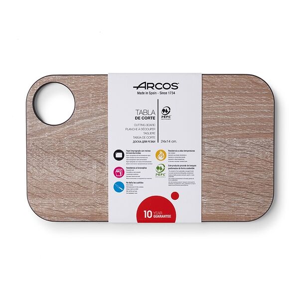 Доска разделочная ARCOS бежевая 24х14 см, Испания