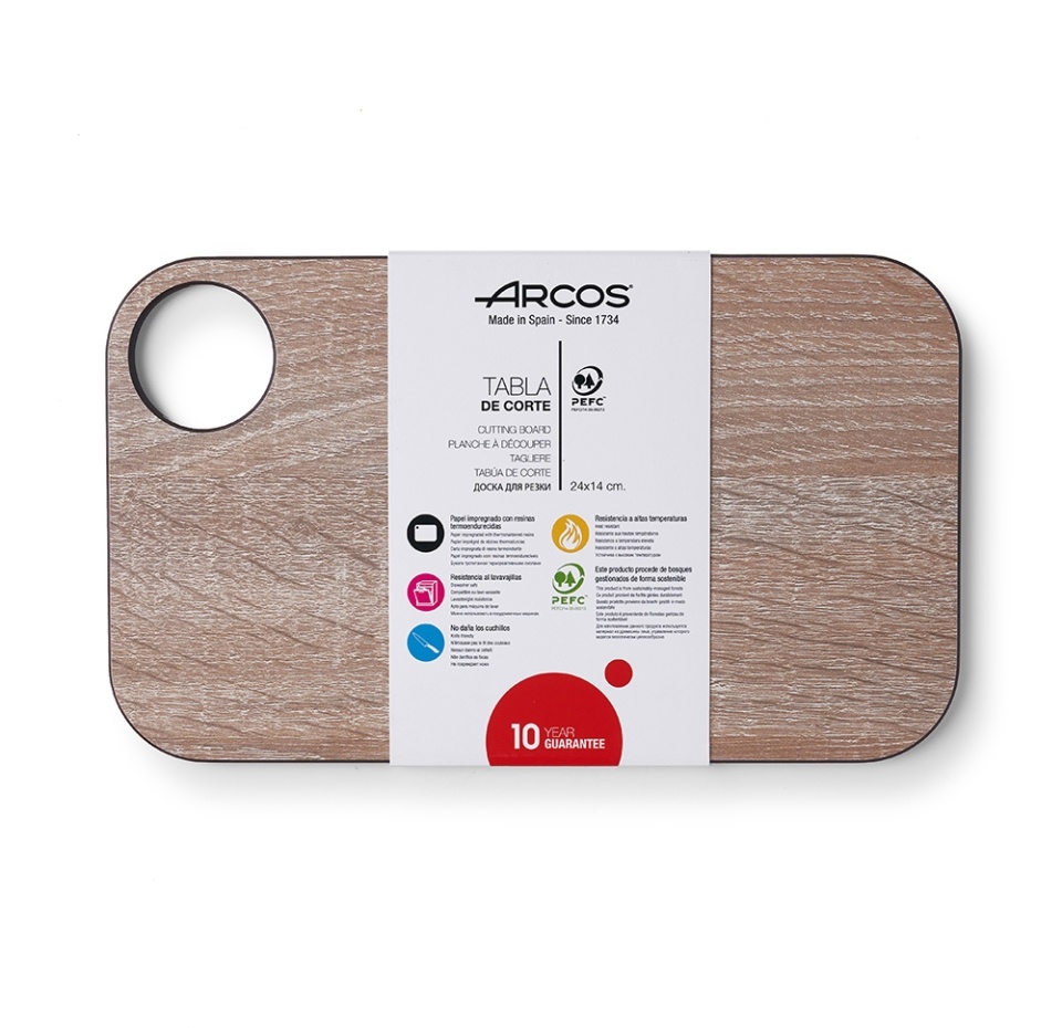 

Доска разделочная ARCOS бежевая 24х14 см, Испания