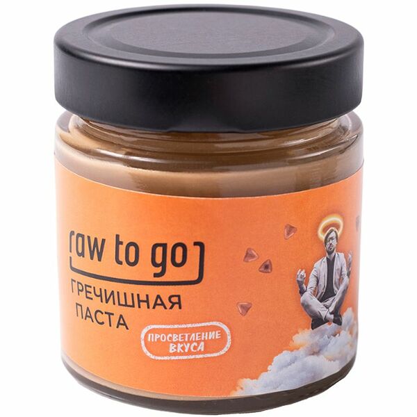 Паста гречишная Raw To Go с гречишным чайным напитком, 200г