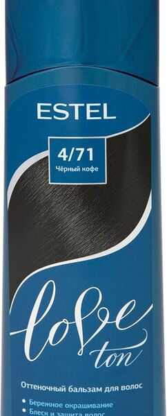 Бальзам для волос Estel Love Ton оттеночный 4/71 Черный кофе