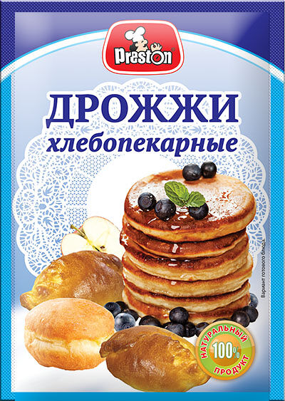 Дрожжи хлебопек сух Preston 75г