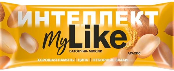 Батончик-мюсли My Like Арахис 25г