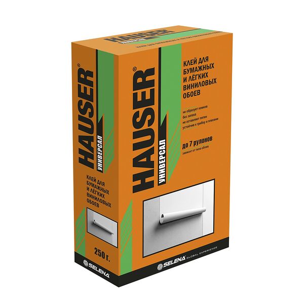 Клей для бумажных обоев HAUSER, 250 г