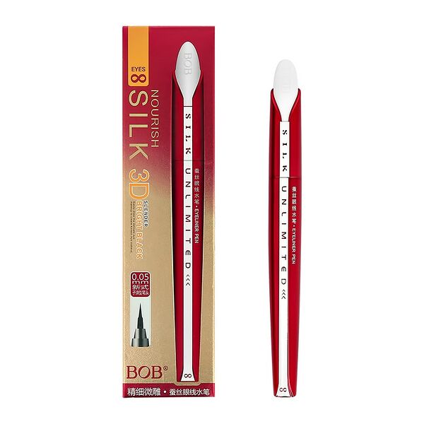 Подводка для глаз Bob Silk Eyeliner red черная 18 г