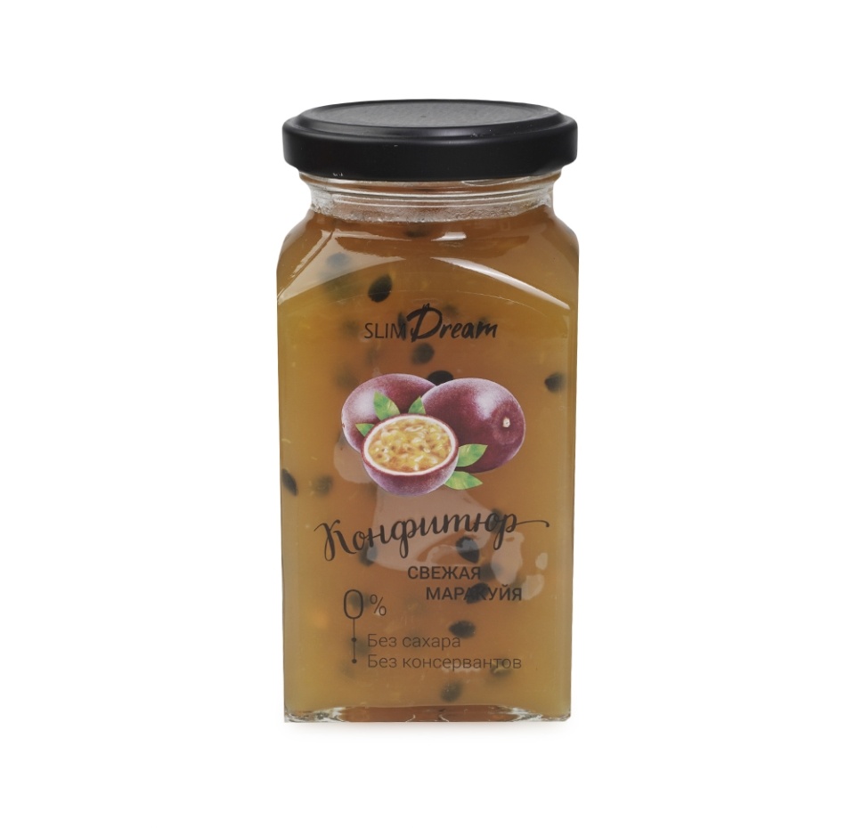 

Конфитюр Slim Dream из маракуйи без добавления сахара 300 г