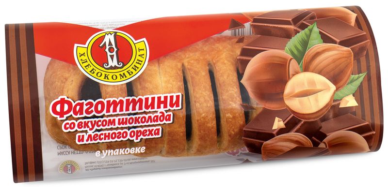 

Фаготтини Первый хлебокомбинат Шоколад-лесной орех 70 г