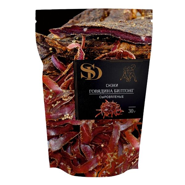 Снеки сыровяленые из говядины Билтонг, «Сытный Дом»