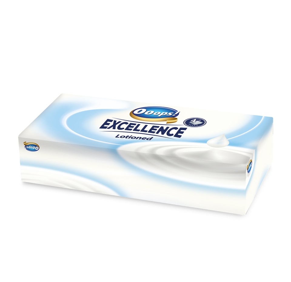 

Салфетки бумажные Ooops! Excellence Balsam 80 шт., 4 слоя, в коробке, Венгрия