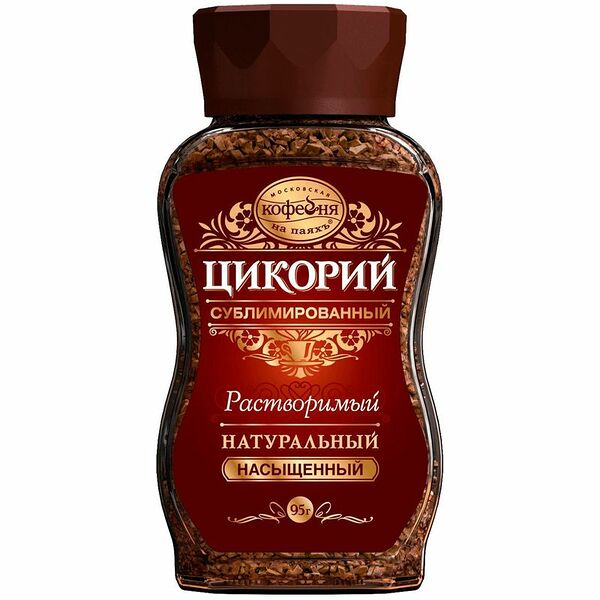 Цикорий сублимированный растворимый Московская кофейня на паяхъ насыщенный, 95 г