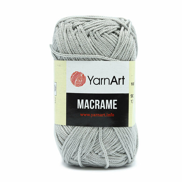 Пряжа YarnArt 'Macrame' 90гр 130м (100% полиэстер)(149 серо-коричневый),шт