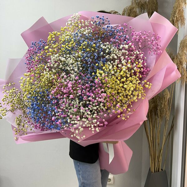 WOW букет из гипсофилы