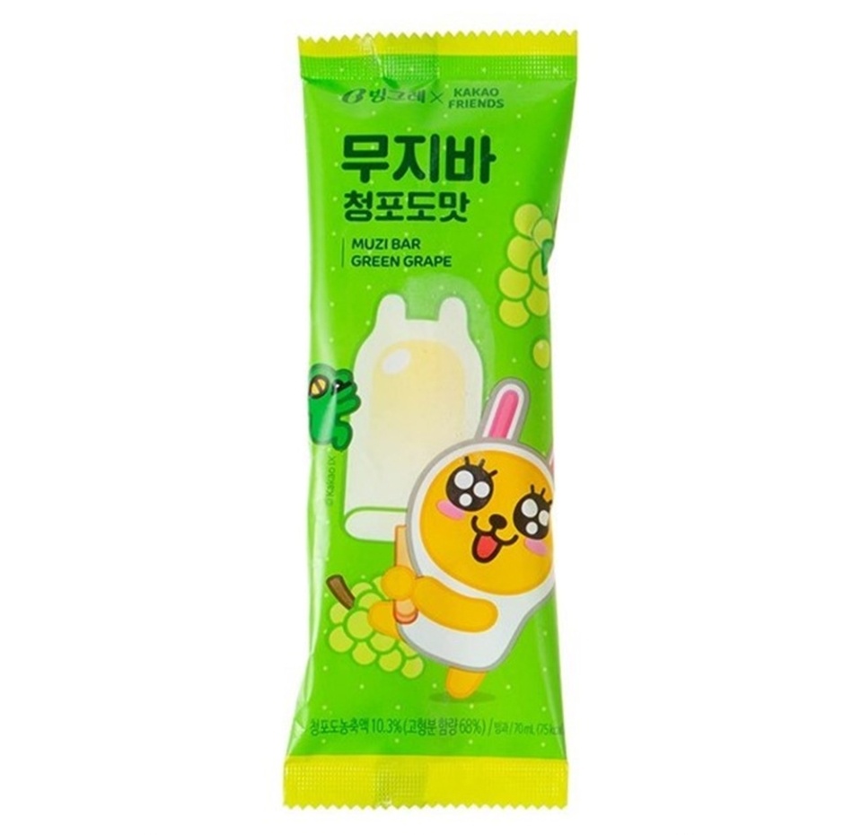 

Эскимо Binggrae Зелёный виноград 70 г