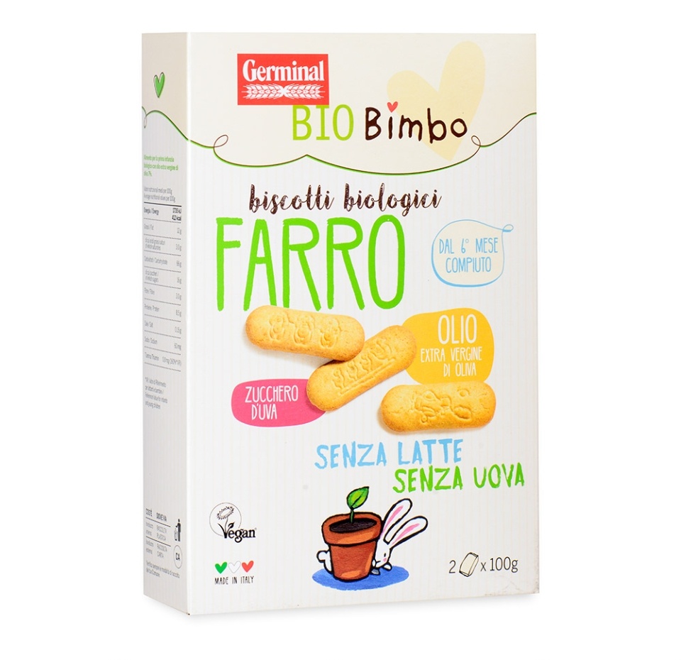 

Печенье Biobimbo из спельты без молока и яиц