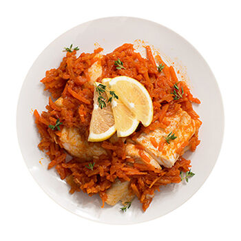 Филе трески под маринадом