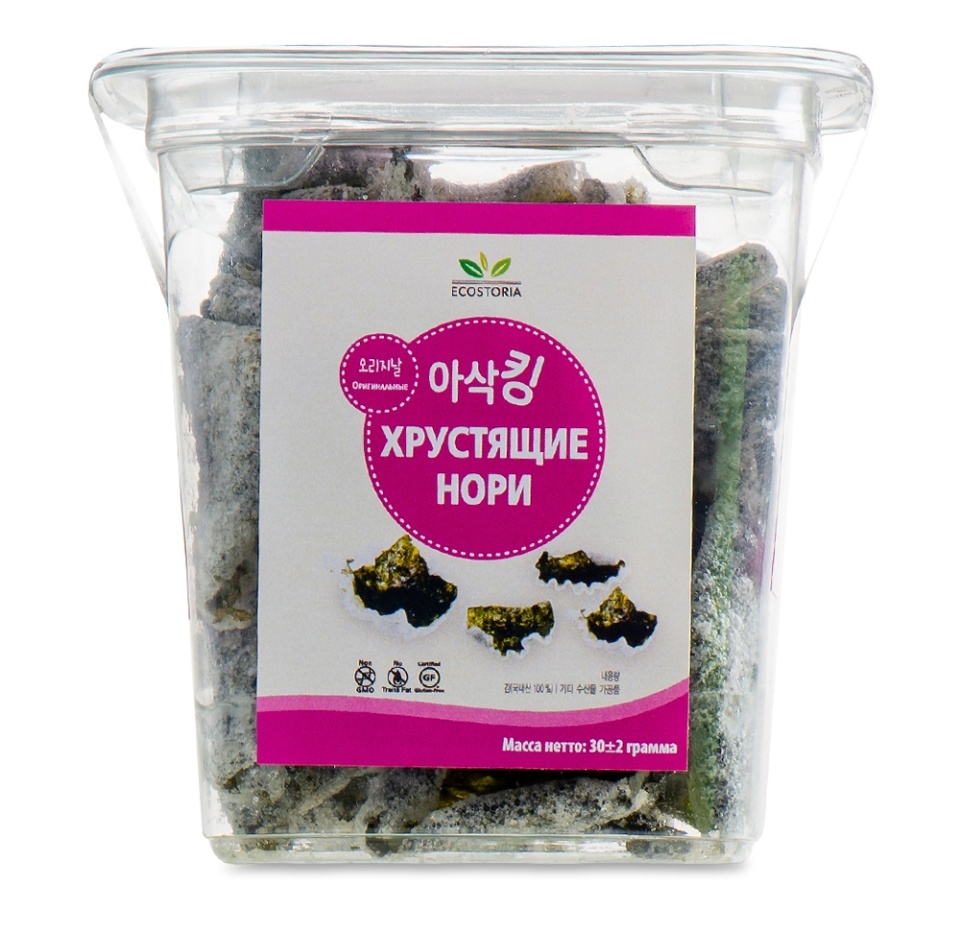 

Чипсы Ecostoria Нори оригинальные 30 г
