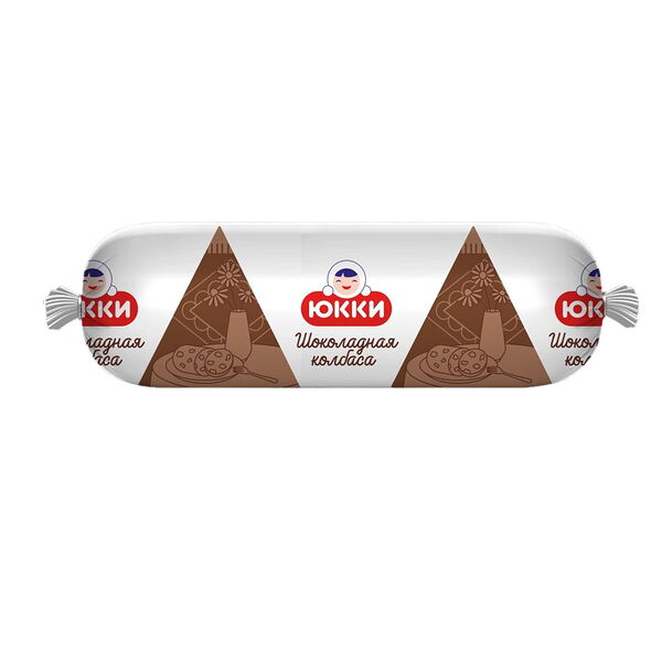 Мороженое пломбир шок с печеньем сах Шоколадная колбаса 450 г пол/уп