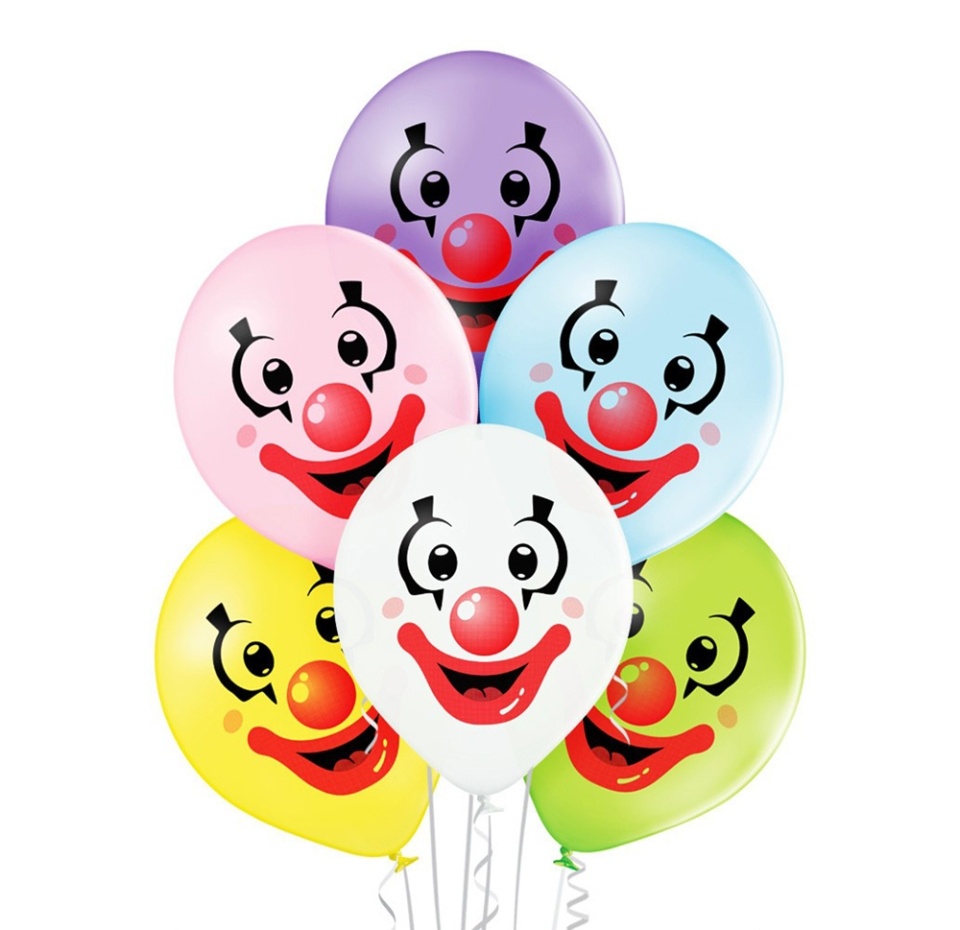

Набор шаров "Клоуны" 30 см BELBAL 6 шт, Бельгия