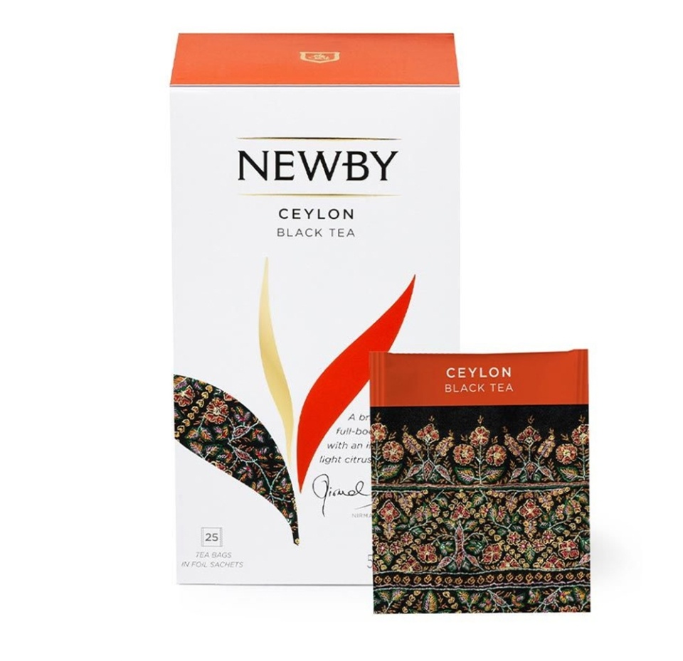 

Чай черный Newby Ceylon 25 шт. х 2 г