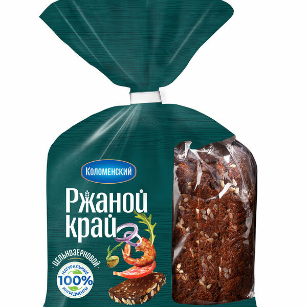 Хлеб Ржаной край цельнозерновой ТМ Коломенское