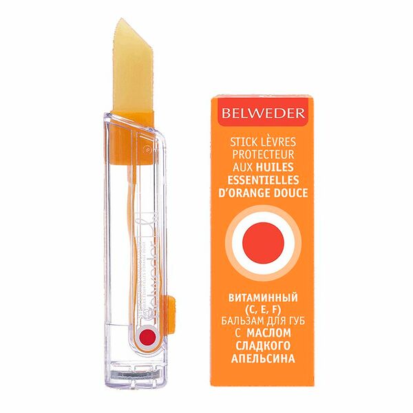 Бальзам для губ Belweder витаминный с маслом сладкого апельсина 4 г