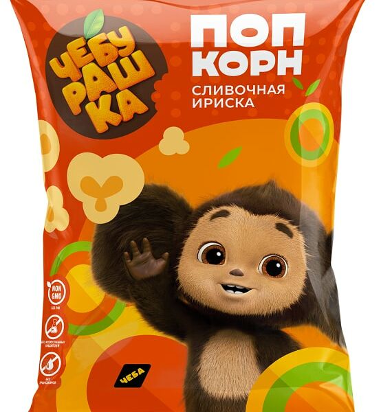 Попкорн Чебурашка карамельный сливочная ириска 80г