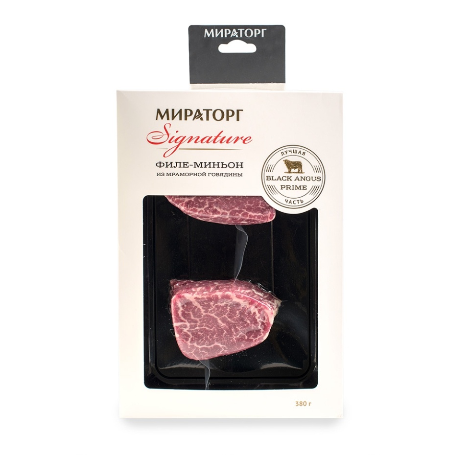 

Стейк Филе-миньон из говядины охлаждённый Мираторг Signature