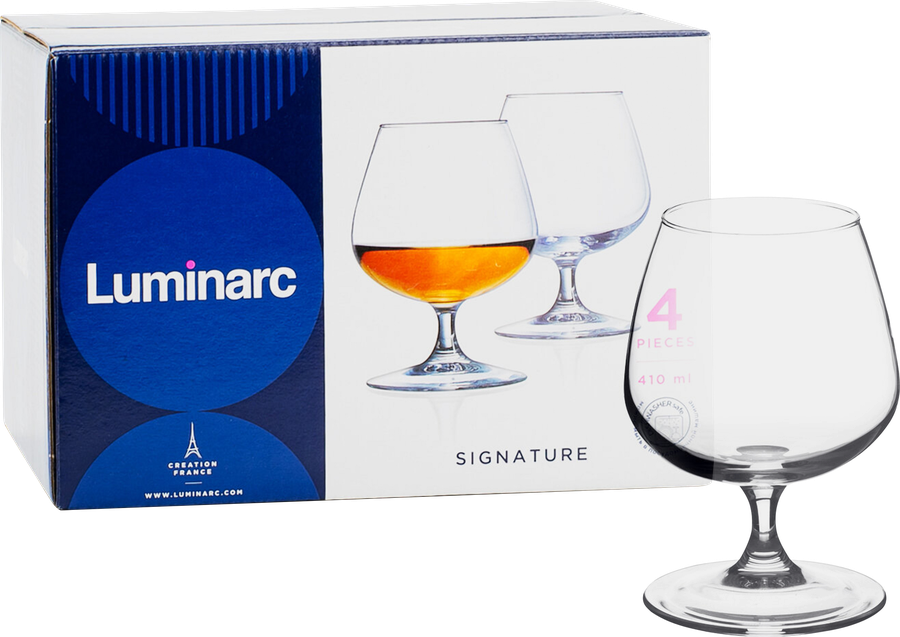 

Набор бокалов для коньяка Luminarc Signature Эталон 410 мл 4 шт.