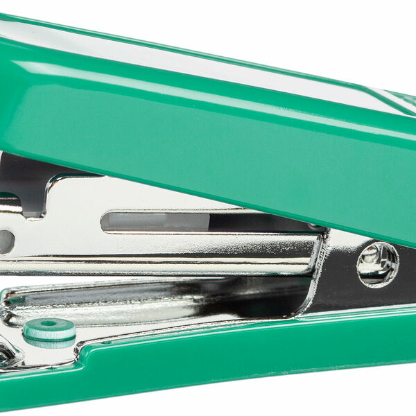 Степлер -мини КОМУС (N10) до 16 лист. зелёный антистеп