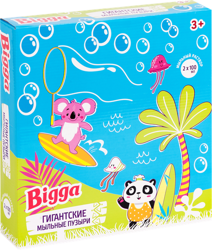 

Набор игровой BIGGA Гигантские мыльные пузыри, 5 предметов Арт. BB210