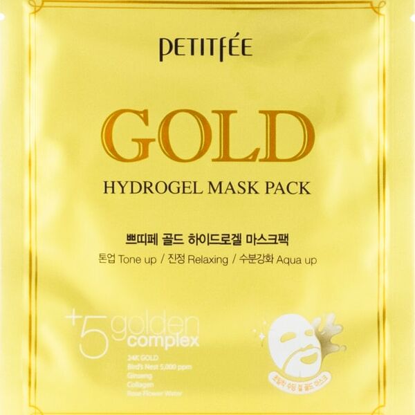 Маска для лица Petitfee гидрогелевая с золотом 32г
