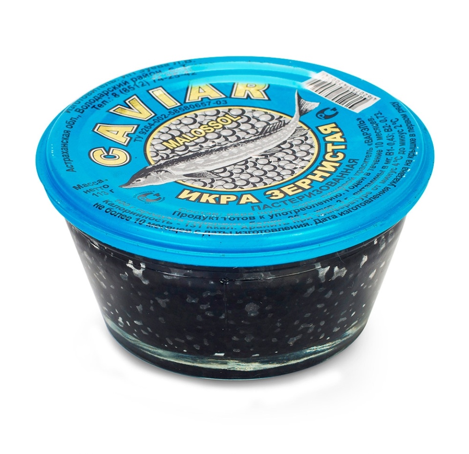 

Икра щуки зернистая пастеризованная 113 г