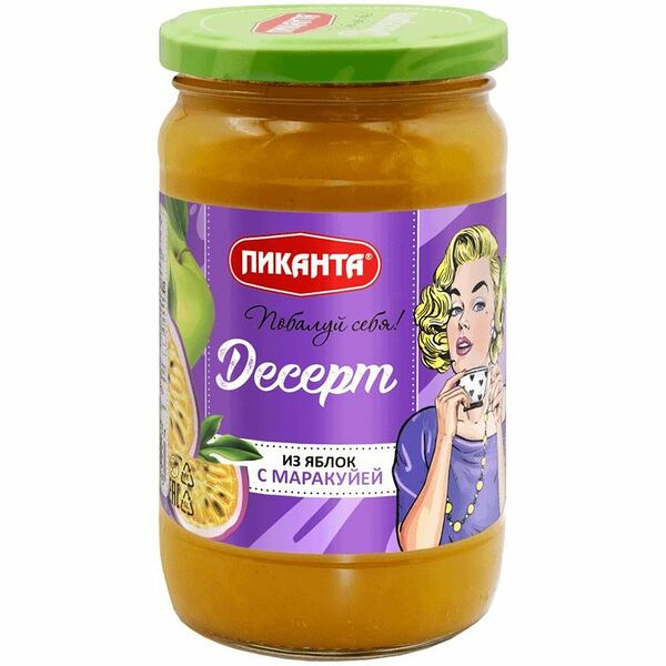 Десерт Пиканта из яблок с маракуйей, 370г