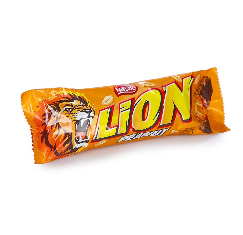 

Шоколадный батончик Lion Peanut