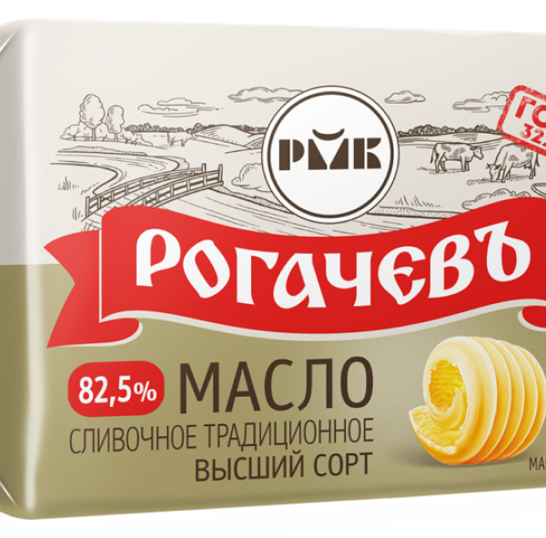 Масло сливочное Рогачев традиционное 82.5%