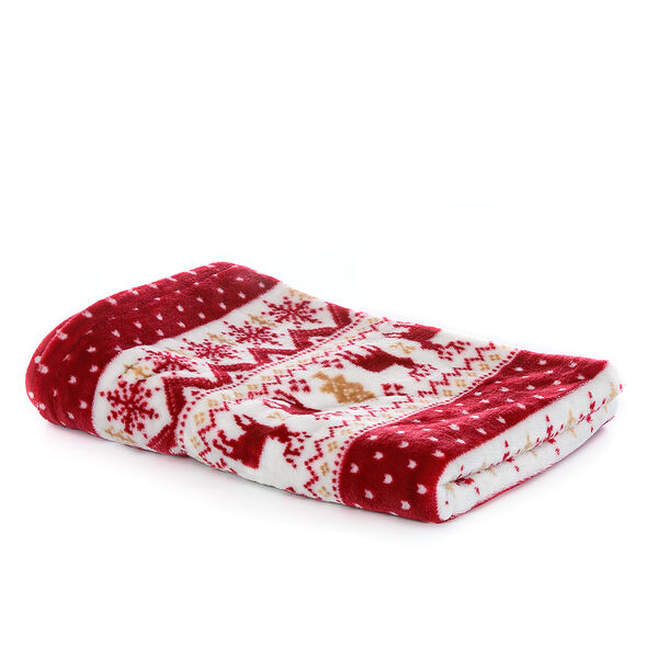 Плед Олени для кошек и собак всех размеров, 100х150 см, цвет в ассортименте